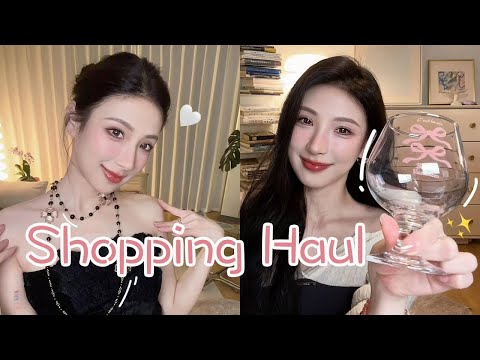 【Shopping Haul】聖誕禮物選什麼？秋冬幸福感購物分享！冬天購置衣服飾品餐具生活小玩意！