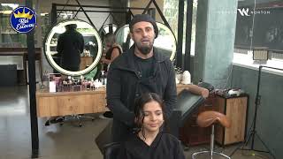 As mechas na água é uma técnica para cabelos cacheados, pois oferecem um efeito suave e natural.