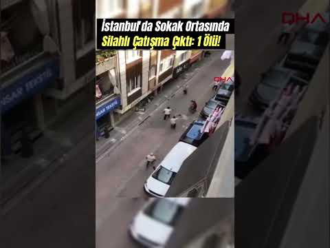 İstanbul Zeytinburnu'nda Sokak Ortasında Silahlı Çatışma Çıktı! #shorts