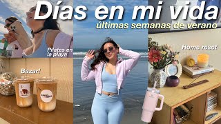 DIAS DE VERANO EN MI VIDA⭐️ Pilates en la playa, home reset & bazar con mi cafeteria