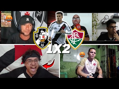 REAÇÕES DOS VASCAINOS REVOLTADOS COM A VIRADA- VASCO 1X2 FLUMINENSE- CARIOCA 2025- VAMOS RIR KKK