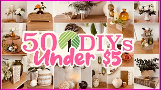 50 DOLLAR TREE DIYS UNDER $5 DOLLARS!