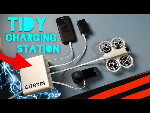 Say Goodbye to Cable Clutter, check out the 12-in-1 Charging Station from Gitryin