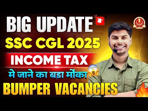 SSC CGL 2025 Income Tax Vacancies | KanpurWala Vikrant