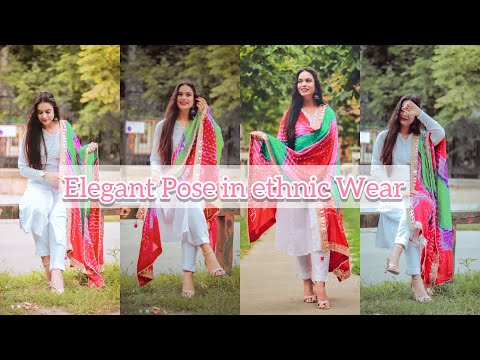 10+ How to Pose in Ethnic wear /Suit pose || Indoor & Outdoor Pose for Girls || My clicks Instagram