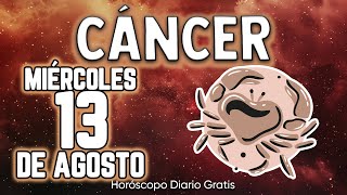 SE CUMPLE TU DESEO🤗PERO TRAE UNA TRAMPA OCULTA🌑😱 cáncer ♋ Horóscopo diario 13 DE AGOSTO 2025 🔮  #new
