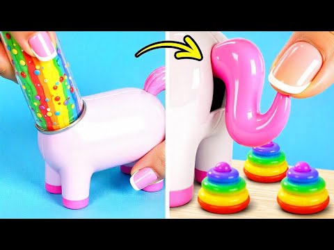 Testing Viral TikTok Fidget Toys! 😻💫 Rainbow Friends ASMR and Unicorn Hacks!