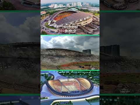 The Shah Alam Stadium has been demolished to pave the way for a new 45,000-seat stadium.