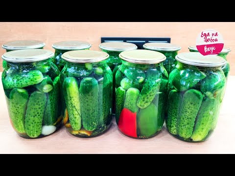 Маринованные Огурцы на зиму: ЛЁГКИЙ, понятный, Доступный рецепт! Хрустящие огурцы в литровых банках