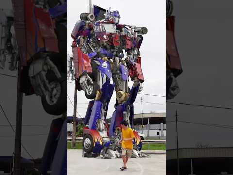 OPTIMUS PRIME in life action !! . #shorts #transformers