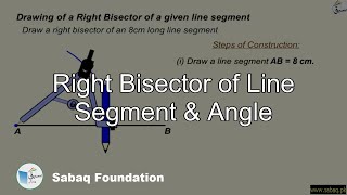 Right Bisector of Line Segment & Angle