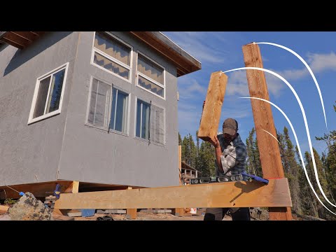 Man Races Winter to be Alone in Cabin