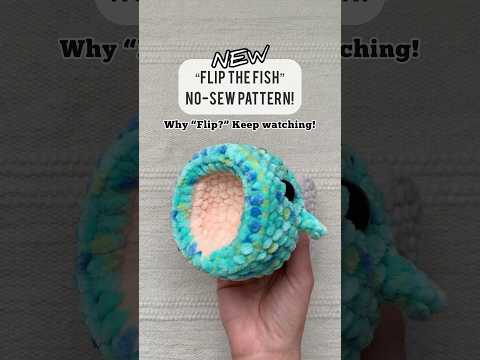 No Sew Flip the Fish Pattern - Itโs His Name and Itโs a Game! | Free YouTube Tutorial #crochet