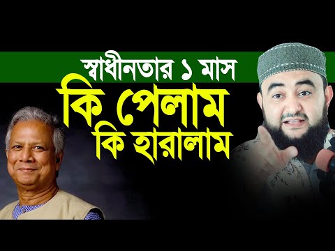 স্বাধীনতার ১ মাস হলো, কি পেলাম, কি ব হারালাম? Mustafiz Rahmani