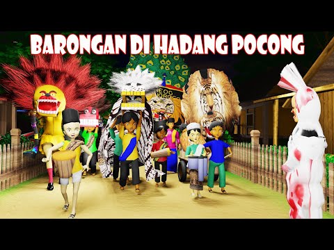 BARONGAN Ikut Bangunkan SAHUR di Hadang POCONG