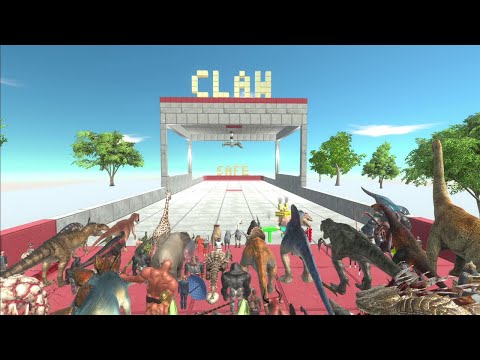 Last Survivor. Course with crane machine! Part 2 | Animal Revolt Battle Simulator