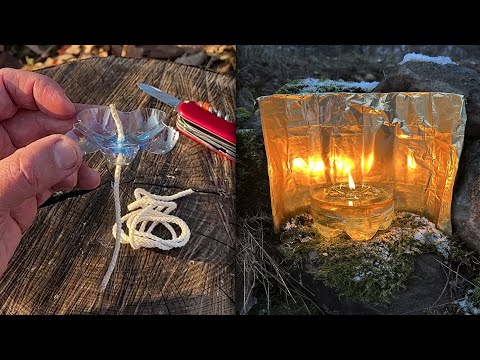 DIY Emergency Candle: Burns Up to 24 Hours with Just Oil and Water!