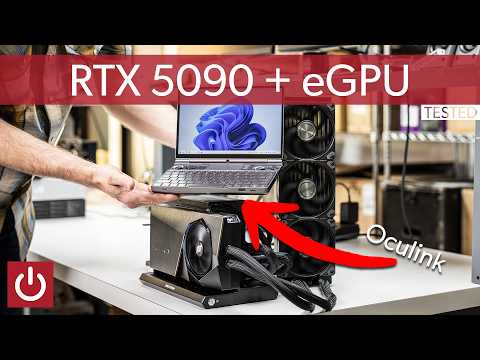 How Does A Liquid Cooled RTX 5090 Run On A Handheld?