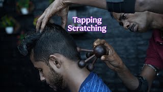 Head Massage Deep Relaxation ASMR: A Journey to Calm with Traditional Tools | Tapping & Scratching