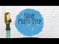 Solving Multi-Step Word Problems in Math