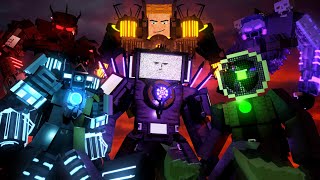 Skibidi Toilet Saviors - Season 1 (All Episodes) Minecraft Animation