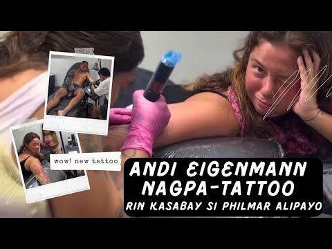 Andi Eigenmann NAGPA-TATTOO RIN kasabay si Philmar Alipayo makalipas ang VIRAL 224 TATTOO with PERN!