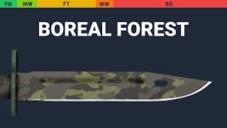 Bayonet Boreal Forest Wear Preview