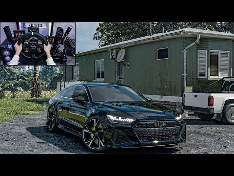 Audi RS7 - The crew motorfest | Steering Wheel Gameplay