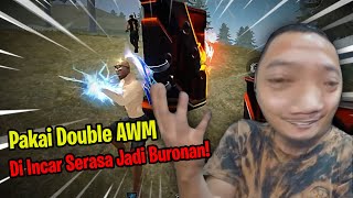 Sampai Jantungan Aku Kali Ini Pakai Double AWM! Asyik Perang Mulu!