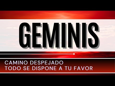 Géminis Hoy ♊ | CAMINO DESPEJADO todo se dispone a tu favor |