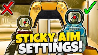 *NEW* STICKY AIM SETTINGS IN BLACK OPS 6! (UPDATED CONTROLLER SETTINGS) BEST AIM in COD BO6 Gameplay