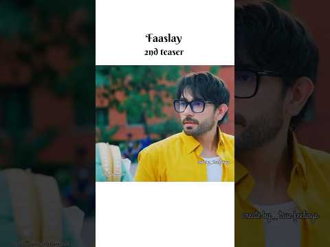 Faaslay drama 2nd teaser|faaslay coming soon||#trending#shortsfeed#teaser#aliansari#sabooraly