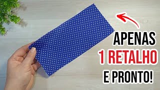 VOCÊ SÓ PRECISA DE 1 RETALHO E 10 MINUTOS PARA FAZER ESSA IDEIA DE COSTURA FÁCIL