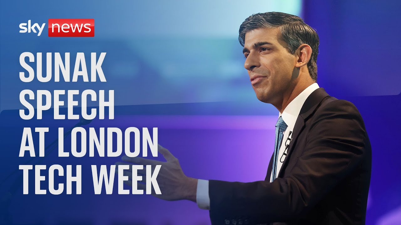 Rishi Sunak opens London Tech Week with keynote speech