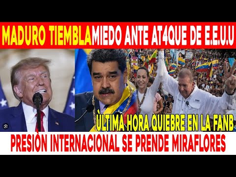 ULTIMA HORA MADURO TIEMBLA HOY!