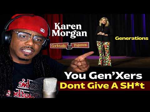 Millennial Watching Gen X Roast Millennials & Every Generation 😂 | Karen Morgan Reaction