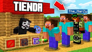 Descubrí a un JUGADOR vendiendo OBJETOS PROHIBIDOS en MINECRAFT