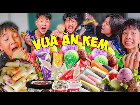 Thái Chuối Thách Trẻ Trâu Ăn hết TỦ KEM Nhận 500$ - Vua Ăn Kem Là Ai?