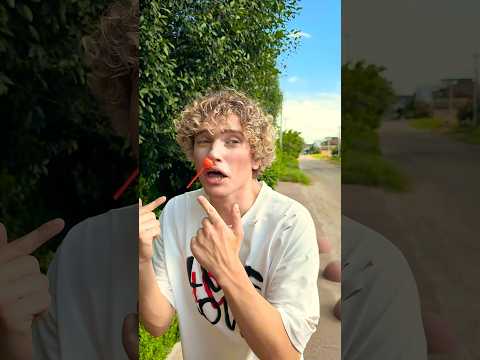 Lollipop Stuck In His Nose?! 👃🍭