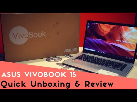 (ENGLISH) Asus Vivobook 15 X505Z Quick Unboxing & Review