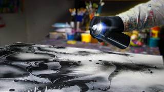 Painting This Gorilla With Just a Stencil | Full Neon Street Art Reveal