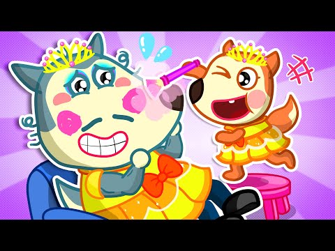 Let's Make Daddy Pretty Song 💅 Beauty Princess Song 🎶 Wolfoo Nursery Rhymes & Kids Songs