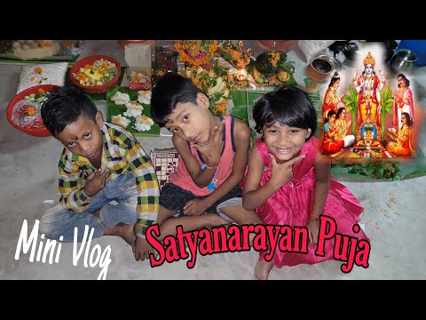 My first vlog 2024 || mini vlog bengali || satyanarayan puja vlog in bengali || sourav joshi vlogs