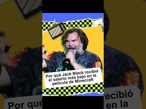 ¿Por qué Jack Black recibió el salario más bajo en la película de Minecraft mientras que Jason