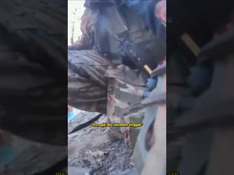 Momen Haru prajurit Rusia dan Prajurit Ukraina, Saling respek setelah bertarung.