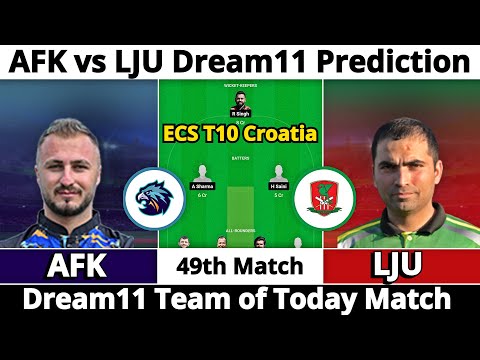 AFK vs LJU Dream11 Prediction | Dream11 Team Of Today Match | Dream11 Prediction Today Match