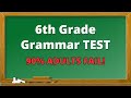 Sixth Grade Grammar Challenge