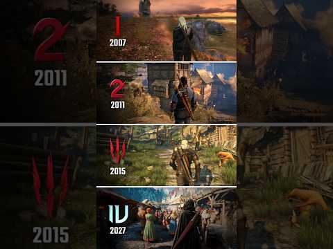 Evolution of The Witcher Games 2007-2025 | The Witcher 4