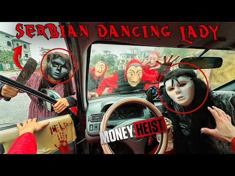 MONEY HEIST ESCAPING SERBIAN DANCING LADY 55 | Epic Parkour POV HORROR Movie Chase