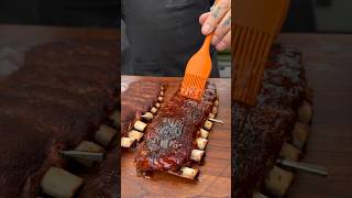 Smoked St Louis Ribs #ribs #stlouisribs #bbqribs